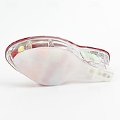 cheap Wedge Sandals-Women's Transparent Wedge Sandals – Clear High Heel Mules with Colorful Pom-Poms, Open-Toe Slip-On for Party &amp; Summer Fashion