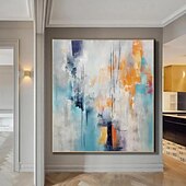 cheap Oil Paintings-Extra Large Abstract painting handmade Wall Art Textured Painting On Canvas Impressionism Wall Decor Abstract Modern Painting Extra Large oil painting for Wall Art picture