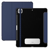 Недорогие чехол для iPad-Таблетка Чехлы панели Назначение Apple ipad 9th 8th 7th Generation 10.2 inch iPad Pro 12.9&#039;&#039; 5th iPad Air 3-й Портативные Держатель для карандашей Тройная подставка ТПУ Кожа PU