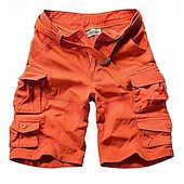 tanie Klasyczny-Męskie Spodenki Taktyczne Spodenki cargo Szorty Guziki Multi Pocket Równina Zdatny do noszenia Krótki Na zewnątrz Codzienny Wyjściowe Moda Klasyczny Zieleń wojskowa Żółty kamuflaż