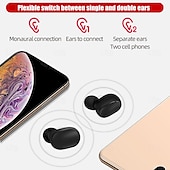 cheap TWS True Wireless Headphones-E6S True Wireless Headphones TWS Earbuds In Ear Bluetooth 5.3 Stereo Auto Pairing LED Power Display for Apple Samsung Huawei Xiaomi MI  Everyday Use Traveling Cycling Travel Entertainment