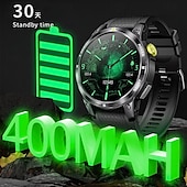 billiga Smarta klockor-696 NX18Pro Smart klocka 1.5 tum Smart Klocka Blåtand EKG + PPG Stegräknare Samtalspåminnelse Kompatibel med Android iOS Dam Herr Handsfreesamtal Meddelandepåminnelse IP 67 48mm klockfodral