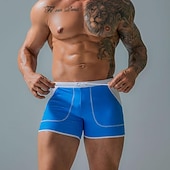 economico Costumi da Bagno per Uomini-Per uomo Boxer da surf Pantaloncini da mare Boxer da mare Collage A cordoncino Vita elastica Color Block Comfort Asciugatura rapida Breve Per eventi Spiaggia Fine settimana Di tendenza Informale
