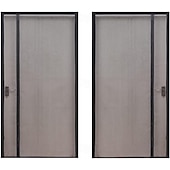 お買い得  窓とドアの画面-マグネティックスクリーンドア メッシュスクリーンドア ナロー ダーリブル メッシュカーテン 反転 左右開き リトラクタブルドアスクリーン マグネティッククロージャー パティオ ベッドルーム用