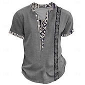 رجالي ترايبال طباعة باندانا تي شيرت قميص هينلي كم قصير طباعة ثلاثية الأبعاد مصمم عرقي عطلة فضفاض مناسب للبس اليومي الصيف الربيع هيذر الرمادي أخضر كاكي هينلي تي شيرت هنلي رخيصةأون النمط العرقي-رجالي ترايبال طباعة باندانا تي شيرت قميص هينلي كم قصير طباعة ثلاثية الأبعاد مصمم عرقي عطلة فضفاض مناسب للبس اليومي الصيف الربيع هيذر الرمادي أخضر كاكي هينلي تي شيرت هنلي