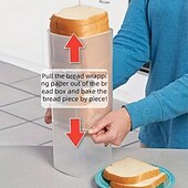cheap Fruit &amp; Vegetable Tools-Bread Box, Fresh Bread Storage Container, Bread Loaf Storage Dispenser, Bread Toast Storage Box, Bread Storage Dispenser, Bread Crisper, Grain Storage Box, Ingredients To-Go Box, Food Storage Box