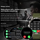 cheap Smartwatch-Alloy Outdoor Sports Smartwatch Men Compass 1.6inch 360*360 HD Screen Bluetooth Call Health Monitoring Smart Watch Man