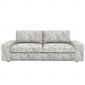 abordables Housse de canapé-Housse de canapé 100% coton en couleur florale matelassée