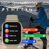 cheap Smartwatch-696 U13 Smart Watch 2.2 inch Smartwatch Fitness Running Watch Bluetooth ECG+PPG Pedometer Call Reminder Compatible with Android iOS Women Men Hands-Free Calls Message Reminder IP 67 46mm Watch Case