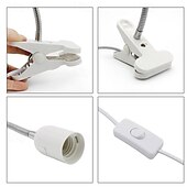 abordables Lampe de croissance LED-Lampe tour de cou élèvent des lumières pour les plantes d&#039;intérieur col de cygne à spectre complet élèvent la lumière 10w/20w lumière de centrale électrique avec lentille optique pour un ppfd élevé