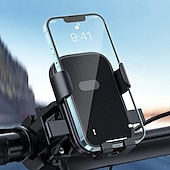 cheap Car Holder-Electric Rider Rack Motorcycle Mobile Phone Stand Shockproof Battery Bike Bike Takeout Rider Navigation Stand