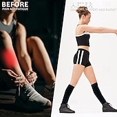 abordables Soins Personnels &amp; Santé-3 paires Chaussettes de Compression Nylon Anti-Friction