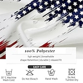  Amerikanischer Unabhängigkeitstag Herren Flagge 250. Jahrestag des Unabhängigkeitstages der USA am 4. Juli Amerikanische Flagge Knopfhemd Bedruckte Hemden Kurzarm Lässig Täglich Urlaub