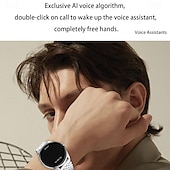 abordables Montres connectées-696 QS28 Montre intelligente 1.43 pouce Smartwatch Montre Connectée Bluetooth ECG + PPG Podomètre Rappel d&#039;Appel Compatible avec Android iOS Femme Hommes Mode Mains-Libres Rappel de Message IP 67