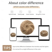 abordables Chignons-extension de chignon pour un chignon instantané avec cordon de serrage - chignons de ballet parfaits avec faux postiches et pinces à chignon chignons princesse Leia