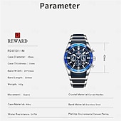 halpa Kvartsikellot-Miesten kvartsikello ulkoilu urheilu muoti rento hehkuva kalenteri kronografi vedenpitävä teräksinen silikonigeeliko