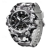 economico Orologi digitali-Orologio digitale SANDA da uomo Orologio sportivo all&#039;aperto moda casual cronometro luminoso sveglia impermeabile in TPU