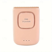 cheap Fans-Mini Neck Fan – 3-Speed Hands-Free Portable Cooling Fan with 2000mAh Battery for Office Dorm and Outdoor Use