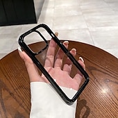 cheap iPhone Cases-Phone Case For iPhone 15 Pro Max iPhone 14 Pro Max iPhone 13 Pro Max Back Cover Transparent Shockproof TPU Acrylic