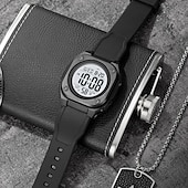 abordables Relojes digitales-SKMEI Hombre Reloj Digital Deportes Moda Reloj Casual Reloj de Muñeca Luminoso Cronómetro Despertador cuenta regresiva TPU Reloj