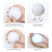 halpa Vedenalaiset valot-uima-altaan led-valo, led-pieni yövalo 16 värin säädettävä pyöreä pallo yövalo, ulkona vedenpitävä led valaiseva pyöreä pallolamppu sisäpihan kokoontumisfestivaalitunnelmalamppu 1kpl