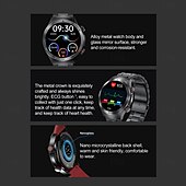 cheap Smart Wristbands-696 E800 Smart Watch 1.49 inch Smart Band Fitness Bracelet Bluetooth ECG+PPG Temperature Monitoring Pedometer Compatible with Android iOS Men Hands-Free Calls Message Reminder IP 67 46mm Watch Case