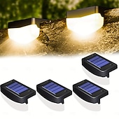 abordables Appliques d&#039;extérieur-Lampe de marche solaire 1 pièce, lumière de pont solaire étanche pour l&#039;extérieur, lumière de clôture illumine votre cour, lueur d&#039;angle rgb120