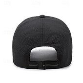 billiga Baseballkeps herr-Herr Basebollkeps Solhatt Trucker Hat Svart Vit Polyester Mode Ledigt Gata Dagligen Slät Justerbara Solskyddskräm Andningsfunktion Snabb tork