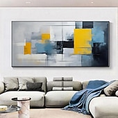 billige Abstrakte malerier-håndlaget oljemaleri lerret veggkunst dekorasjon moderne abstrakt for stue hjemmeinnredning rullet rammeløst ustrukket maleri