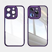 رخيصةأون جرابات آيفون-هاتف غطاء من أجل ايفون 16 iPhone 15 Pro Max iPhone 14 13 12 Pro Max Plus غطاء خلفي حامي عدسة الكاميرا ضد الصدمات درع TPU