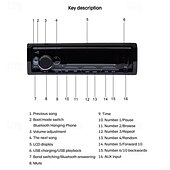 cheap Car Multimedia Players-FYAUTOPER Car Bluetooth MP3 player with mobile phone stand multimedia lossless music Car radio