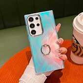 levne Pouzdra pro Samsung-telefon Carcasă Pro Samsung Galaxy S24 S24 Ultra Plus S23 Ultra Plus S22 Ultra A55 A35 A25 A15 5G A54 A34 A14 S25 Ultra Zadní kryt Bling Glitter Lesklé Prstencová spona Nárazuvzdorné TPU Pokování