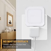 billiga plug-in nattlampa-2 st plug-in nattljus skymningssensor dimbar varmvit trådlös skåplampa eu us uk för barn sovrum auto skymning till gryning sensor led nattlampa