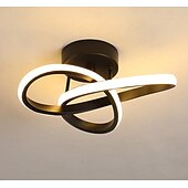 halpa Kattovalaisimet-led kattovalaisin 26cm 1-valo lämmin valkoinen+valkoinen+kylmävalkoinen metalli akryylisaari design maalattu viimeistely moderni olohuone makuuhuone 110-240v