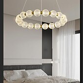 voordelige Eilandlichten-60 cm Single Design Pendant Light Metal Acrylic Electroplated Modern Nordic Style 110-120V 220-240V