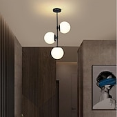 cheap Pendant Lights-LED Pendant Light Multi Lights Stair Spiral Luxury Home 3-Light 28 cm Glass  Modern Nordic Style Cafes Office 110-240V