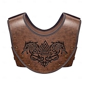 cheap Armor-Medieval Renaissance Armor Outfits Armband Ren Faire Warrior Viking Men&#039;s Viking Halloween Carnival Performance LARP Ren Faire Adults&#039; Vest Waist Belt Arm Guards