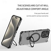 halpa iPhone-kotelot-puhelin Etui Käyttötarkoitus iPhone 16 iPhone 15 Pro Max Plus iPhone 14 13 12 11 Pro Max Plus Takakuori Tuella Tukee langatonta latausta Iskunkestävä TPU PC