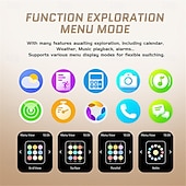 economico Smartwatch-C28 Orologio intelligente 2.02 pollice Intelligente Guarda Bluetooth ECG + PPG Pedometro Avviso di chiamata Compatibile con Android iOS Da donna Da uomo Standby lungo Chiamate in vivavoce Impermeabile