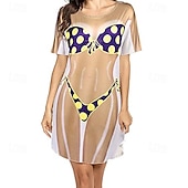 preiswerte Lustige Grafik-Frauenkörper Bikini Strand-Tuniken 3D Grafik Für Damen Erwachsene St. Patrick&#039;s Day 3D-Druck Party