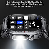 preiswerte Intelligente Armbänder-696 S320B Smartwatch 2.02 Zoll Smart-Armband Bluetooth Schrittzähler Anruferinnerung Schlaf-Tracker Kompatibel mit Android iOS Herren Freisprechanlage Nachrichterinnerung Step Tracker IP 67 44mm