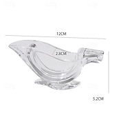 お買い得  果物＆野菜調理用品-鳥型レモン絞り器、レモンジューサー アクリル製 手動ジュースライム絞り器 鳥型レモンスライスウェッジ絞り器