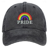 זול אביזרים-קשת ליל כל הקדושים כובעים LGBT LGBTQ הומו לסבית מבוגרים בגדי ריקוד גברים בגדי ריקוד נשים נשף מסכות מצעד הגאווה חודש הגאווה תחפושות ליל כל הקדושים קלות לְהִתְחַפֵּשׁ