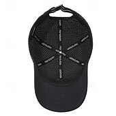 billiga Baseballkeps herr-Herr Basebollkeps Solhatt Trucker Hat Svart Vit Polyester Mode Ledigt Gata Dagligen Slät Justerbara Solskyddskräm Andningsfunktion Snabb tork