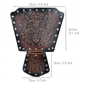 cheap Armor-Medieval Renaissance Armor Outfits Armband Ren Faire Warrior Viking Men&#039;s Viking Halloween Carnival Performance LARP Ren Faire Adults&#039; Vest Waist Belt Arm Guards