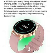 tanie Smartwatche-696 HK30 Inteligentny zegarek 1.43 in Inteligentny zegarek Bluetooth EKG + PPG Krokomierz Powiadamianie o połączeniu telefonicznym Kompatybilny z Android iOS Damskie Męskie Odbieranie bez użycia rąk