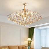 economico Modello sputnik-lampadario a led 42/50/60/80/100 cm 5/8/10/12/15 lampadina non inclusa finitura elettrolitica cristallo metallo stile moderno contemporaneo camera da letto sala da pranzo mini sospensione 110-240 v