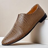 cheap Men&#039;s Slip-ons &amp; Loafers-Men&#039;s Loafers &amp; Slip-Ons Comfort Loafers Penny Loafers Leather Comfortable Slip Resistant Loafer Black Brown