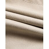 billige Ferie-Herre Cargoshorts Shorts Bermudashorts Multi lomme Rett ben Ensfarget Anvendelig Utendørs Knelengde utendørs Avslappet Strand Klassisk Svart Kakifarget Høy Midje Uelastisk