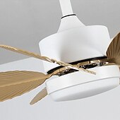 baratos Candeeiros Ventoinhas de Teto-Ventilador de teto com led globo suspenso sobre a mesa 1 luz 60 cm design único Resina de 3 cores com acabamentos pintados em metal moderno estilo nórdico quarto sala de jantar 110-240v
